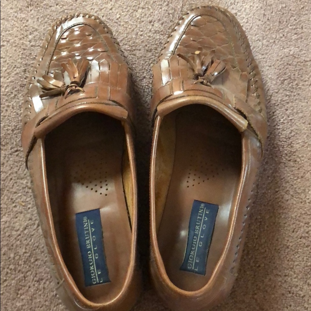 Giorgio brutini real leather shoes